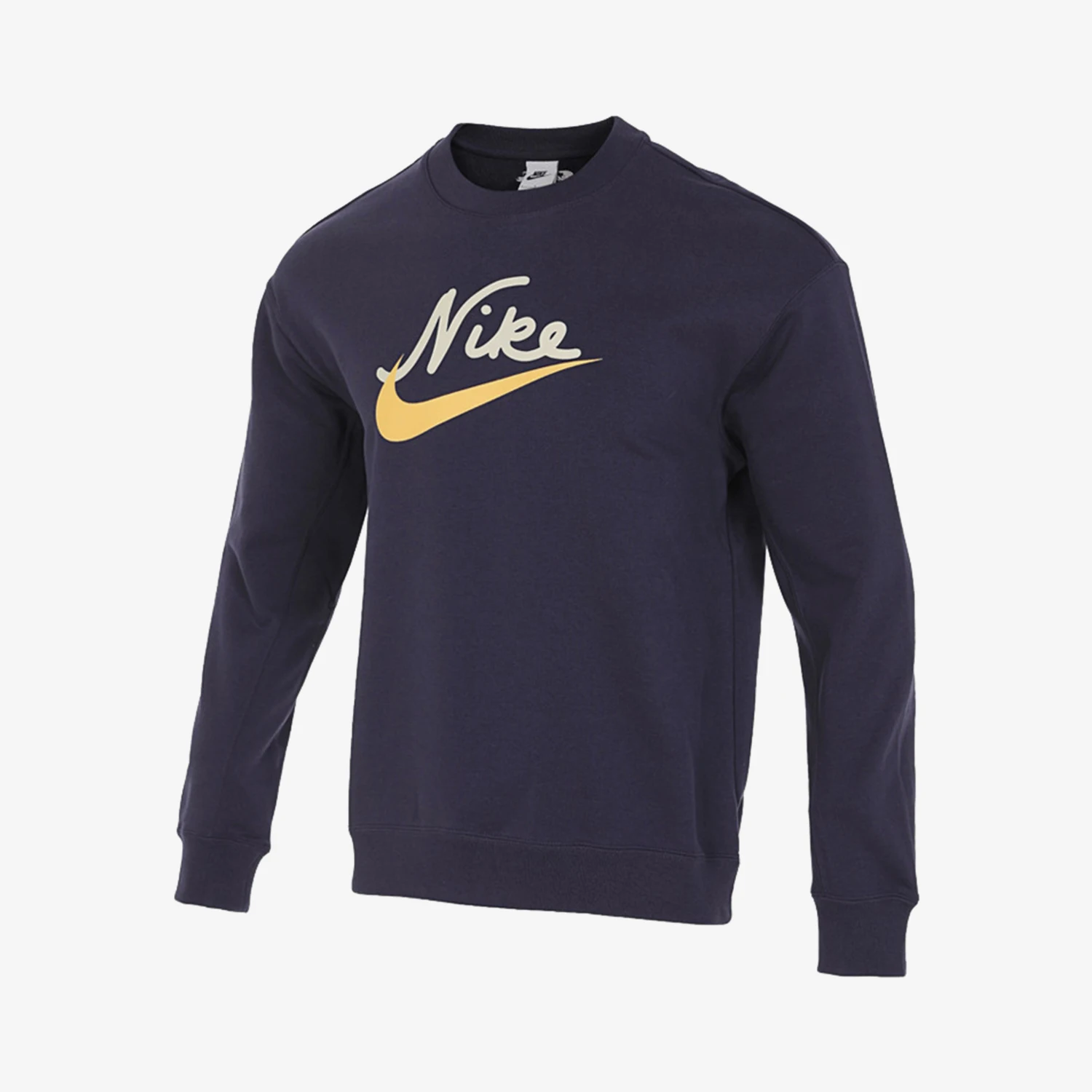 

Оригинальная зимняя мужская трикотажная толстовка Nike с круглым вырезом и принтом 2023, FV9513-555