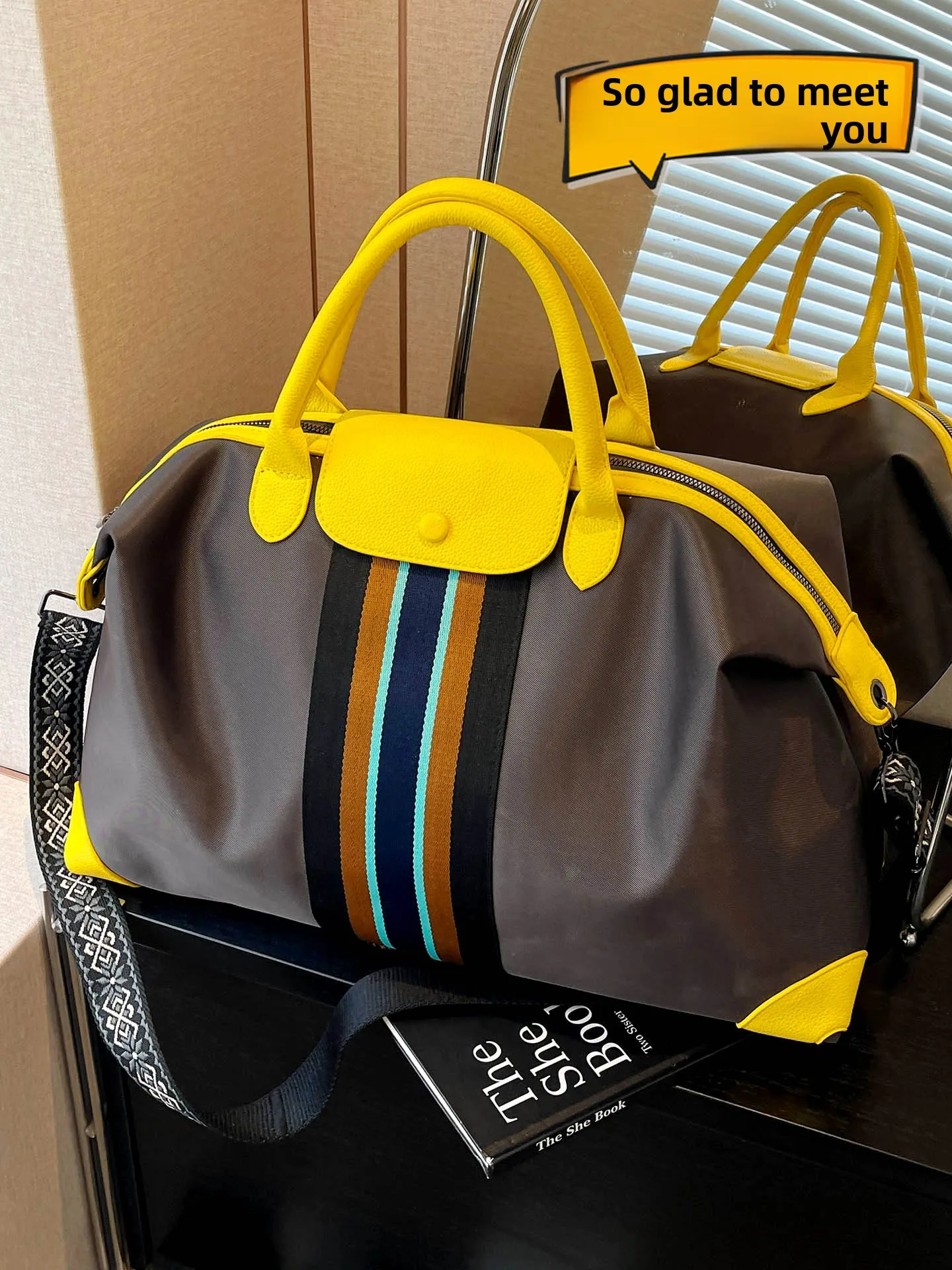 large-capacity-travel-bag-ladies-handbag-shoulder-bag-crossbody-bag-for-business-trip-casual-oxford-cloth-foldable-bag