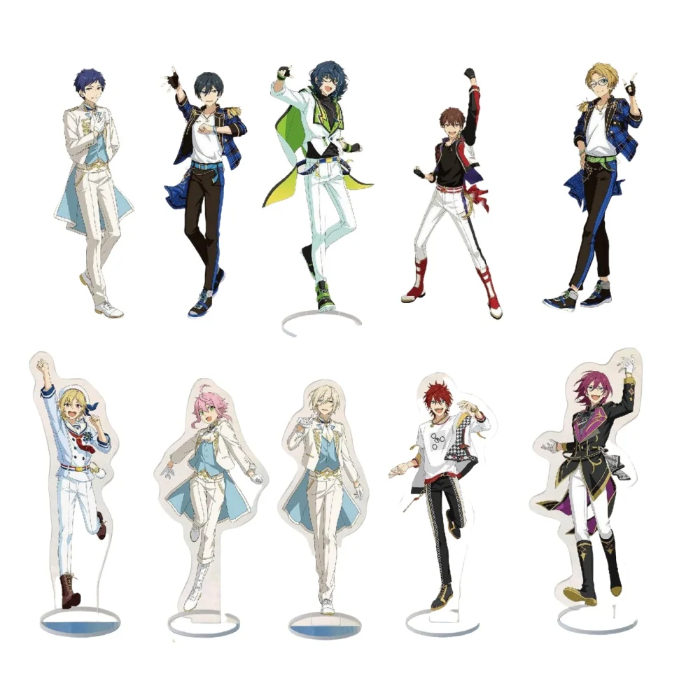 Charm Anime Fans regalos HD personaje conjunto estrellas moda Yuuki Makoto Hibiki Wataru acrílico soporte ornamento serie 15cm