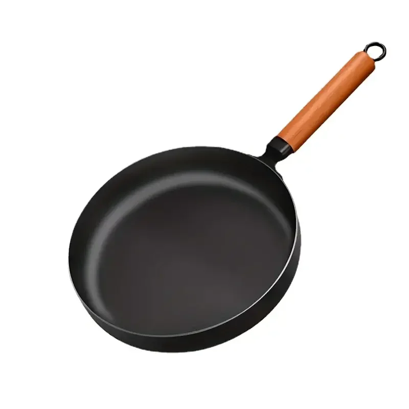 1pc home frying pan Non-stick pan, fried egg steak frying pan, stainless steel forging, suitable for induction cooker, gas stove