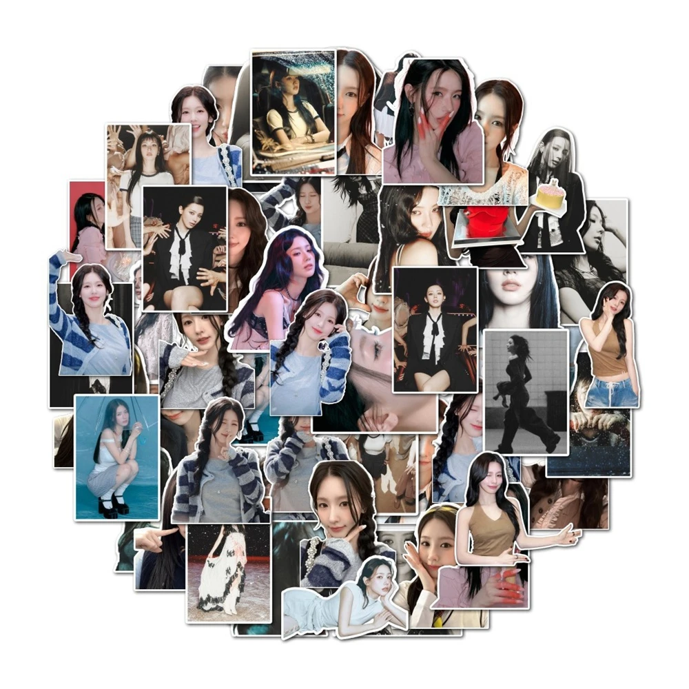 

55Pcs KPOP i-dle Member MiYeon Mini Album MY Lover Sticker Cho Mi Yeon Photos Phone Luggage Notebook DIY Decor Sticker Fans Gift