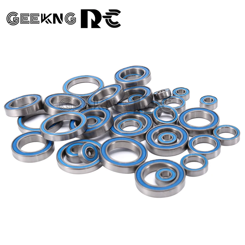 

33Pcs Sealed Bearing Kit For 1/6 Traxxas 8S X-Maxx Xmaxx 77086-4 RC Car Upgrade Parts Accessories