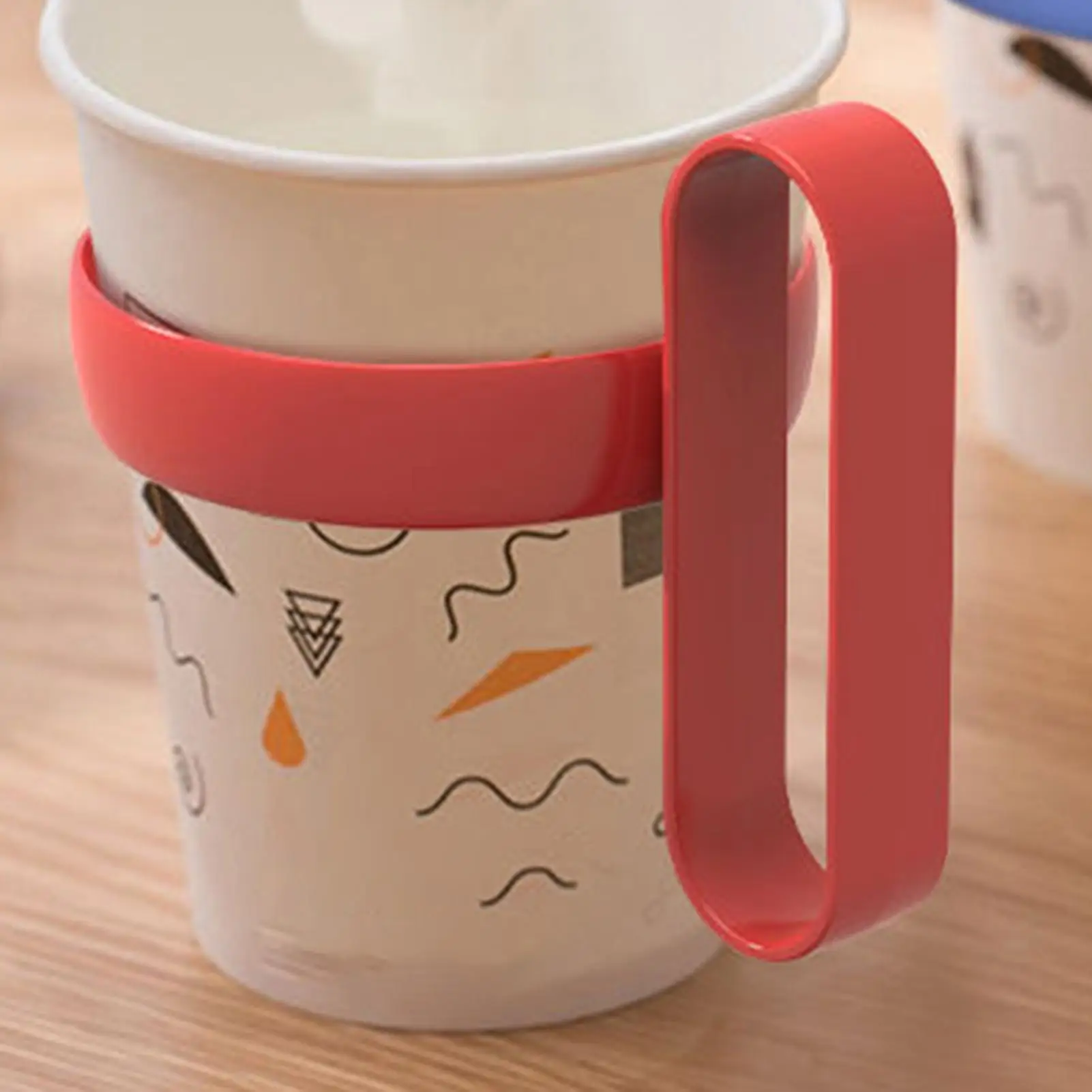 Anti Scalding Cup Holder 10Pcs/set Removable Spill-Proof Hot Water Grip For Coffee Water Drinking Color Random