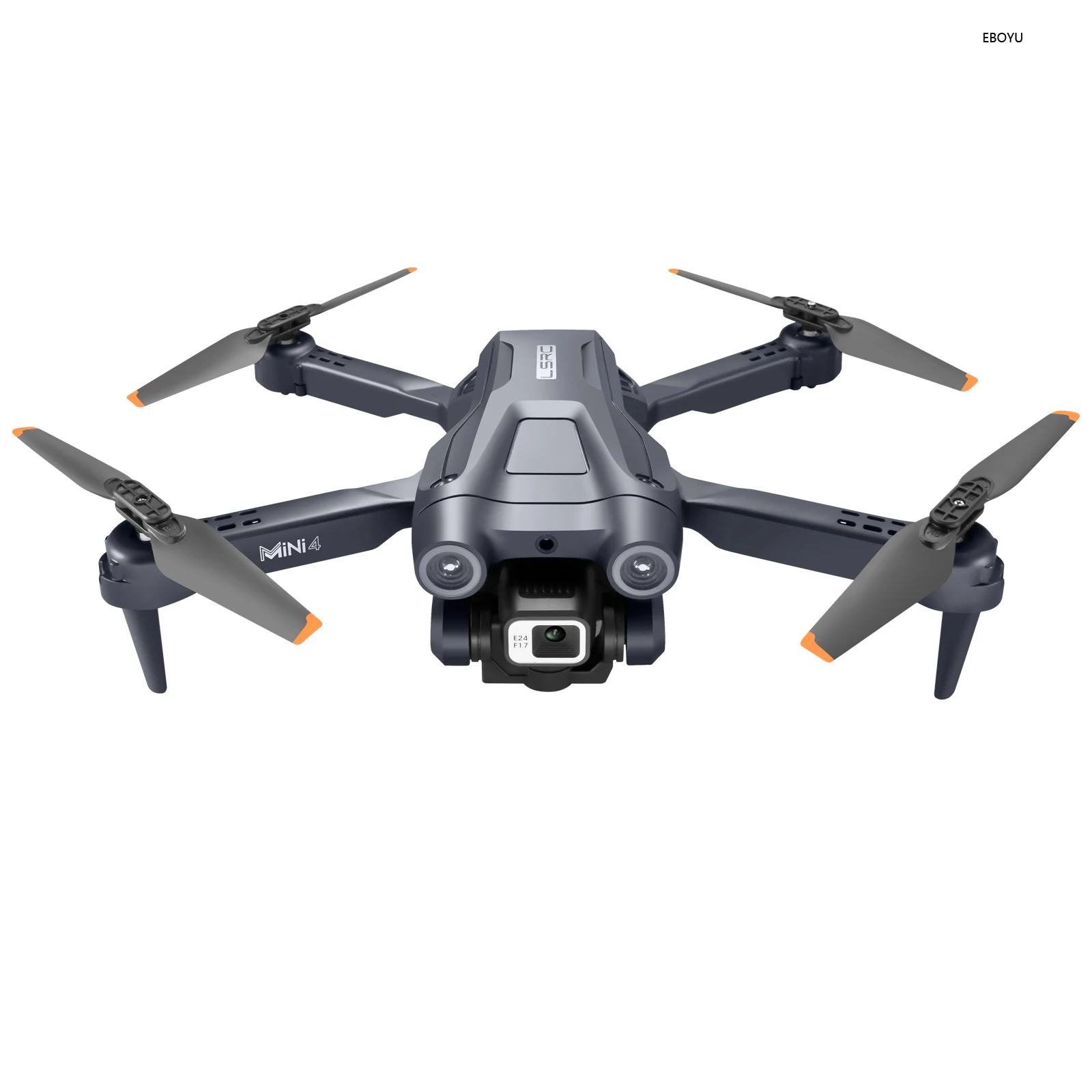 EBOYU MINI4โดรนอาร์ซี W/3หลีกเลี่ยงอุปสรรค WiFi FPV 4K กล้อง Dual HD ความสูงบังคับวิทยุพับเก็บได้ Quadcopter drone ของขวัญของเล่น