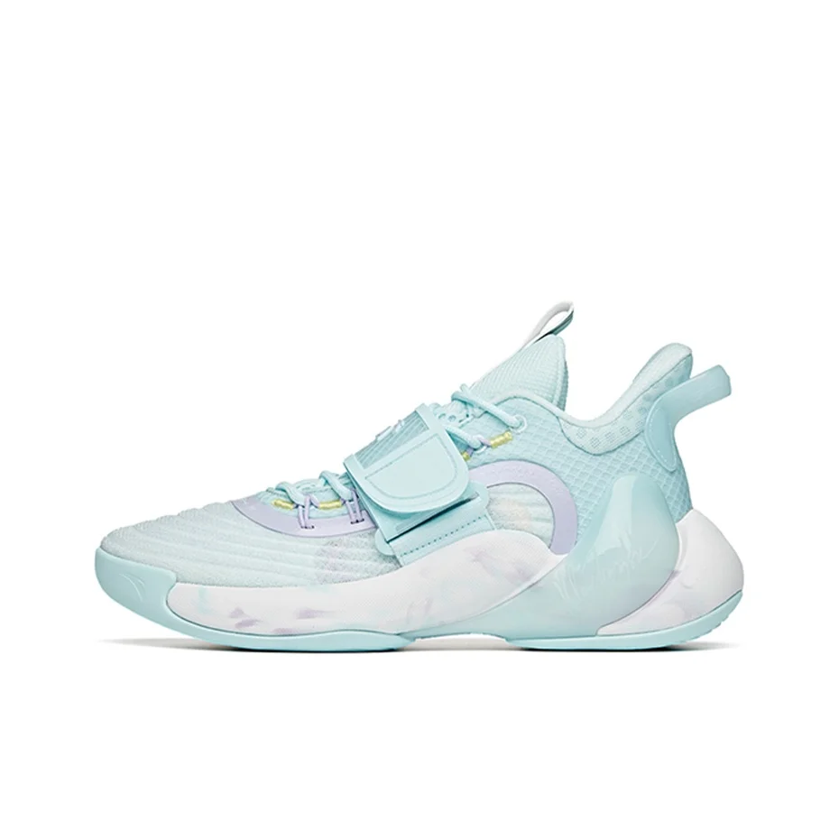 ANTA Splash 3 Basketball Shoes Men's High Top Glacier Blue/White/Purple 112221604S-1