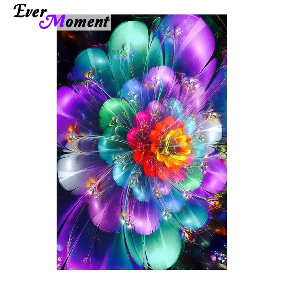 

Ever Moment Diamond Embroidery 5D DIY Diamond Painting flower Diamond Painting Rhinestone Cross Stitch Decoration ASF637