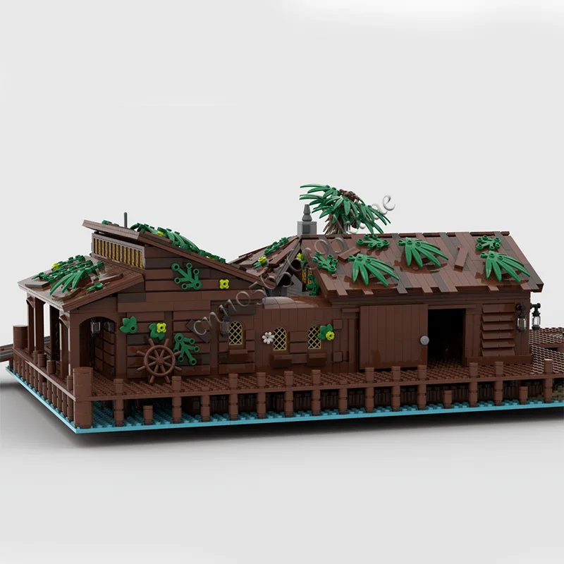 4581 ELEMENTÓW Dom Ulica Wyspa Zatoka Port Przedłużenie Magazyn Molo MOC Personalizowany Modułowy Zestaw Klocków DIY Zabawka Prezent