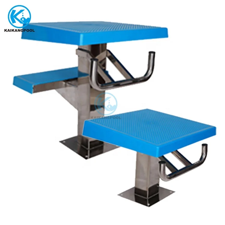 Starting Block Swimming  Position in Training Swimming Pool Diving Block