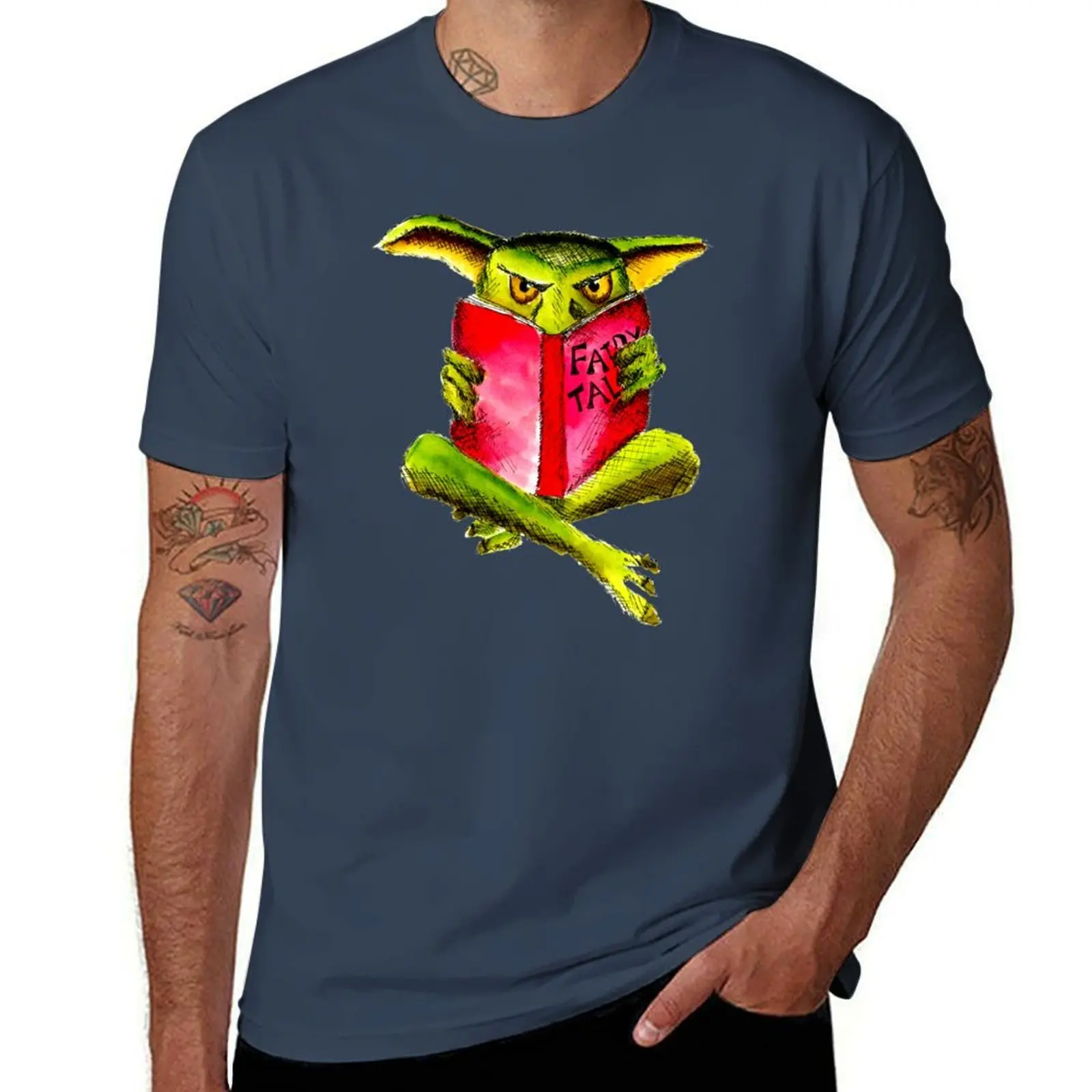 

Reading Goblin T-Shirt Casual Trendy Short Sleeve T-Shirt