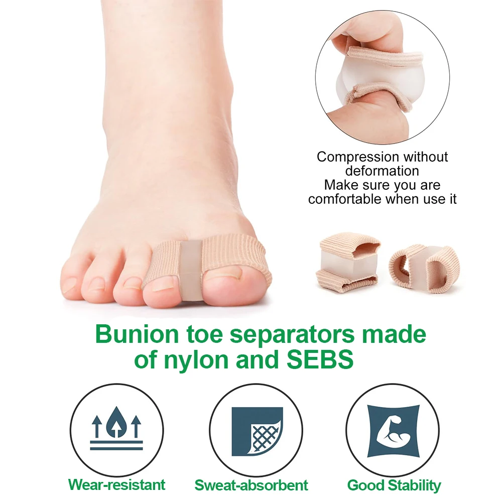 1PCS Toe Separator Hallux Valgus Bunion Corrector Orthotics Night Foot Care Thumb Daily Big Bone Tool Pedicure Feet Straightener