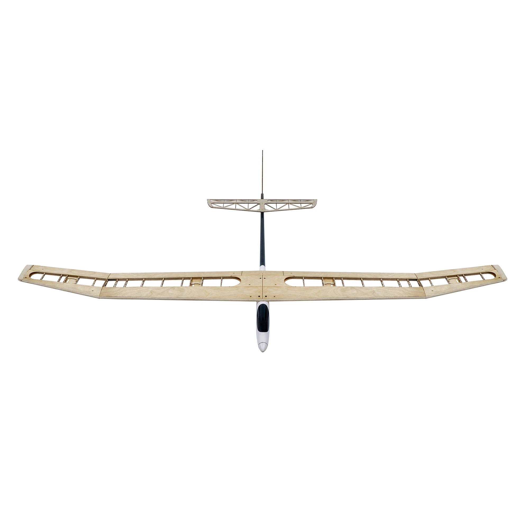 Professional 2000mm RC Glider Kit, Fiberglass Balsa Composite with Carbon Tail Boom for Slope Soaring and FPV Upgrade