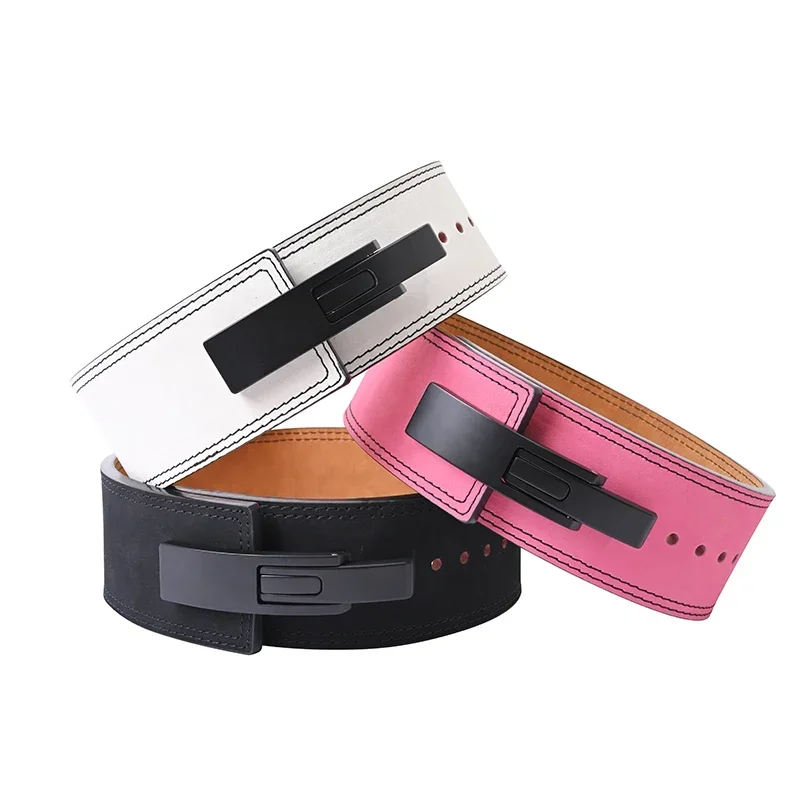 

Fitness Weight Lifting Belt Lever Buckle Waist Support Gym Workout Belts for Training,Powerlifting, Strong Pull, Squat