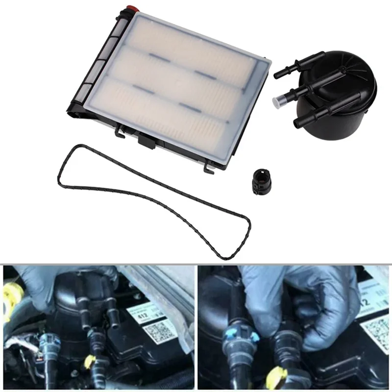 

Car Fuel Water Filter Kit For Ford F-250 F-350 F-450 F-550 Powerstroke 6.7L 2017-2018 Spare Parts HC3Z-9N184-B HC3Z-9N184-C