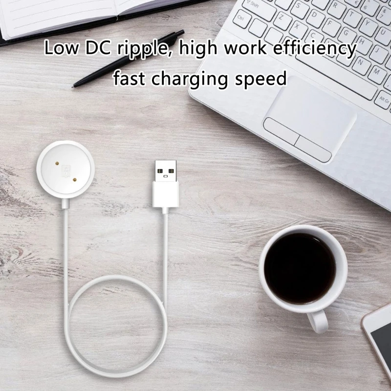 SS8S USB Fast Charging Cable Cord with Magnetic Attachment Secure Connection Portable Suitable for M60 M58 M59 M90 Smartwatch