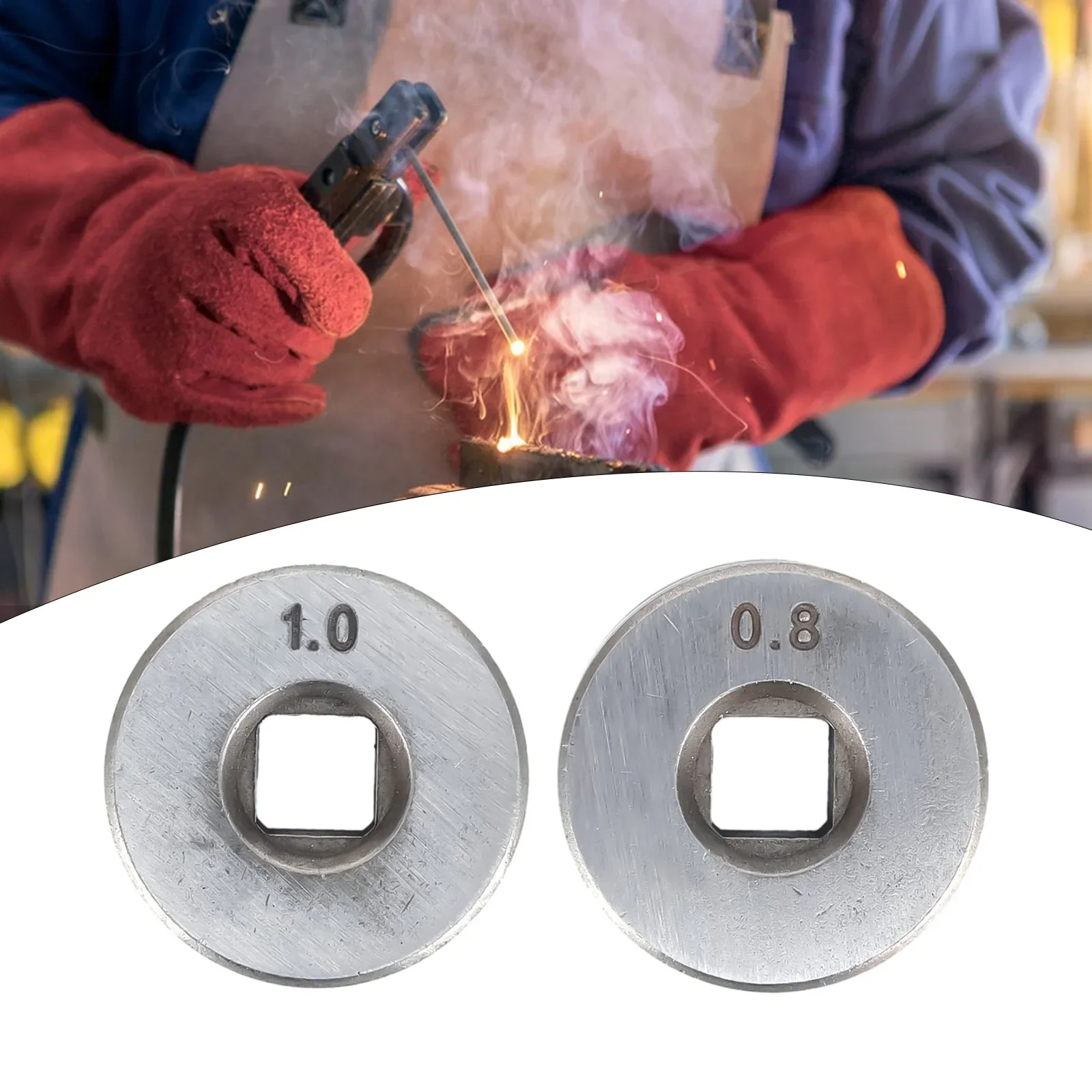Mig Welding Line Wire Feed Drive Roller Parts 0.6-0.8 Kunrle-Groove .023''-030'' Wire Feed Roller Welded Soldering Parts Roll