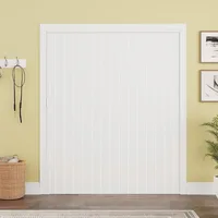 60x80 Inch White PVC Accordion Door with Hardware Kit for Interior 2