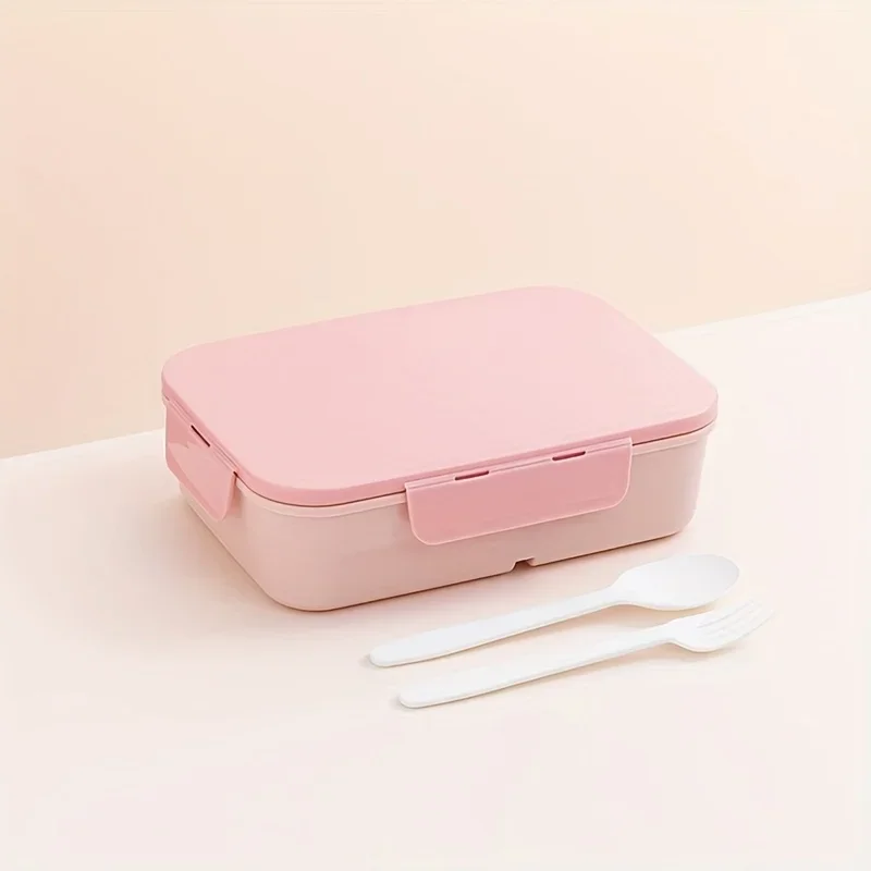 1pc 1200ml Flip-Top Bento Lunch Box Leakproof Waterproof Portable Food Container Office Travel Outdoor Picnic School Workers