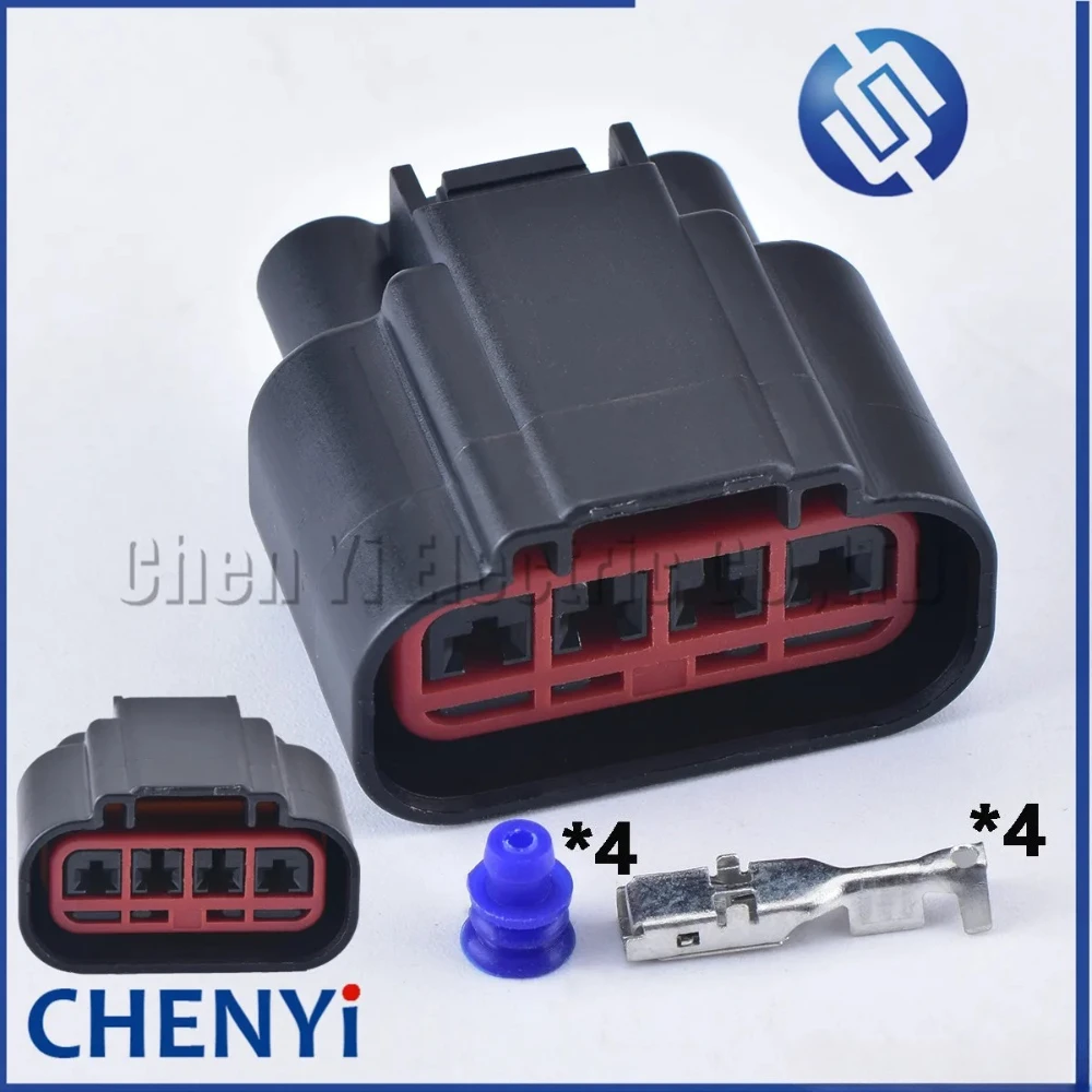 4 Pin female 2.8mm series auto waterproof connector E-5661-001 For Ford expedition blower Motor resistor Wire harness plug