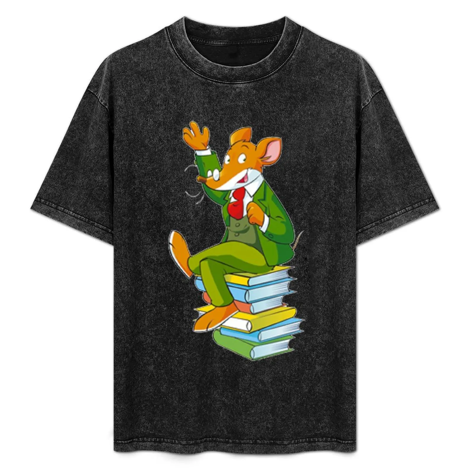 Camiseta Geronimo Stilton con gráfico minimalista