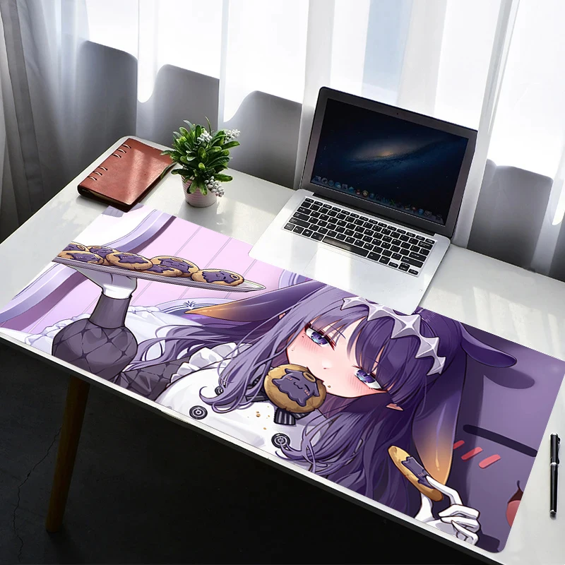 

Mouse Pad Laptop H-hololive Ninomae Ina Nis Rubber Extended Desktop Mat Computer Gamer Mousepad Gaming Accessories Keyboard Pad