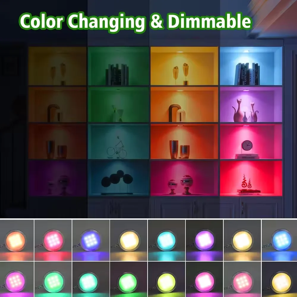 Tuya WIFI DC12V RGB اللون تحت أضواء الكابين عكس الضوء عفريت ضوء مهرجان خزانة غرفة نوم المطبخ ل أليس اليكسا جوجل المنزل