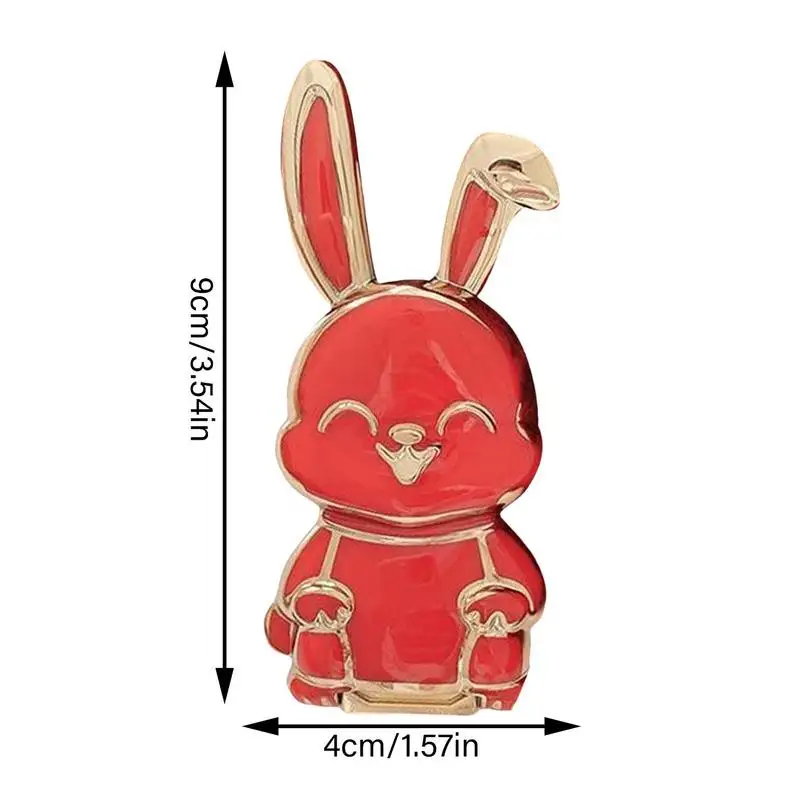 Support de téléphone lapin pliable, lapin mignon