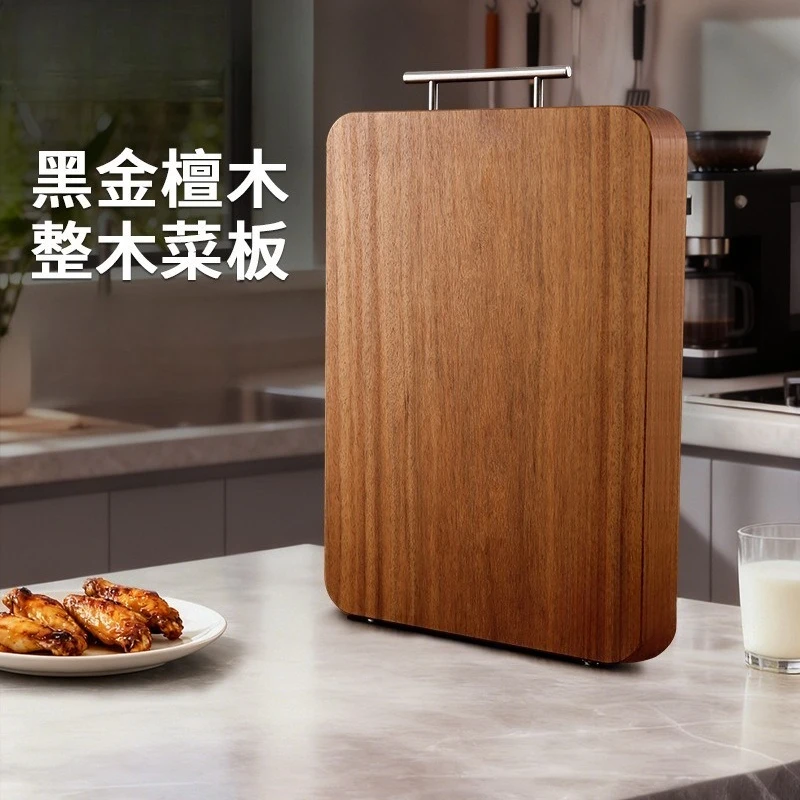 Whole wood cutting board Household chopping board Antibacterial and mildew-proof solid wood cutting board Knife