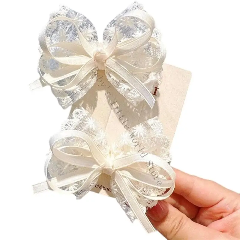 Aksesori Klip Rambut Bayi Desain Slip Gentle Resistant Daily Wear B2EB