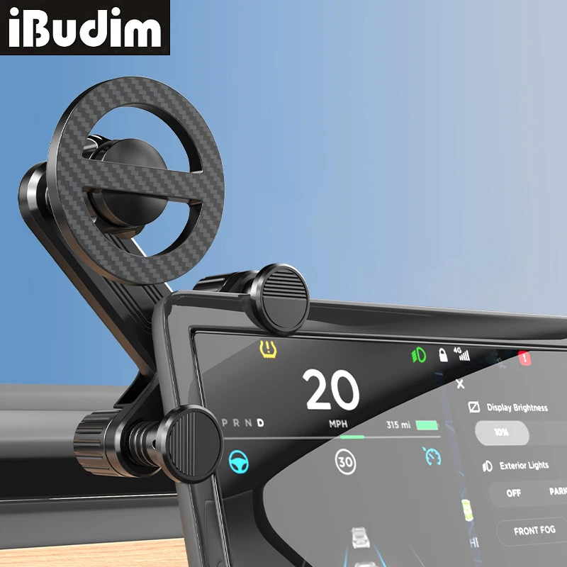 

Phone Mount for Tesla Magnetic Car Phone Holder for Car Display Screen 360° Adjutable Strong Magnet Phone Stand for iPhone 17 16