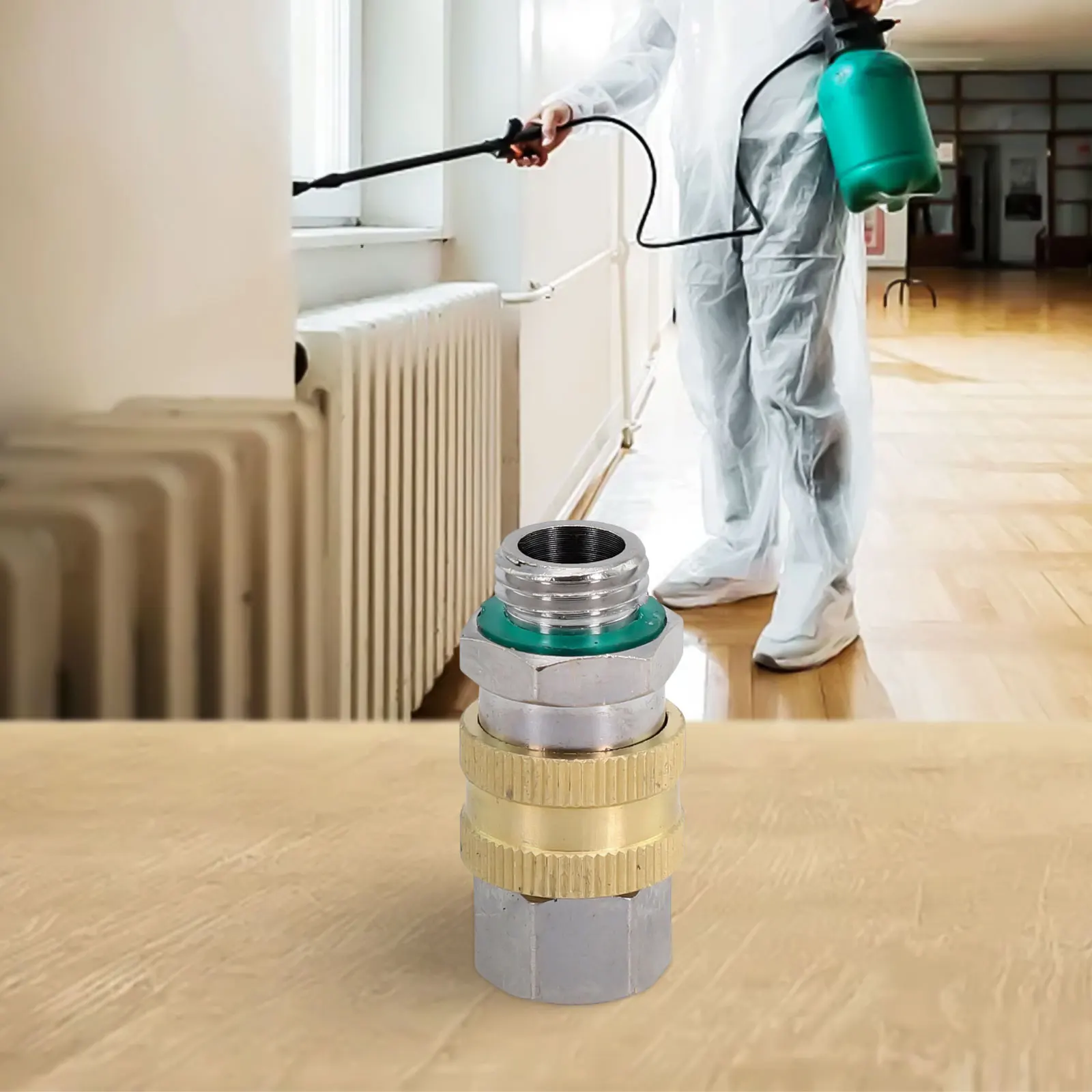 New Practical Quick Connector Dosing Machine Part Easy To Use Leak Proof Sealed Silver Gold Agricultural Hoses Sprayers