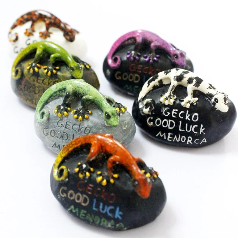 Menorca Good luck gecko 3D stereotypal Spanish tourist souvenirs decoration supplies Collection arts and crafts gifts