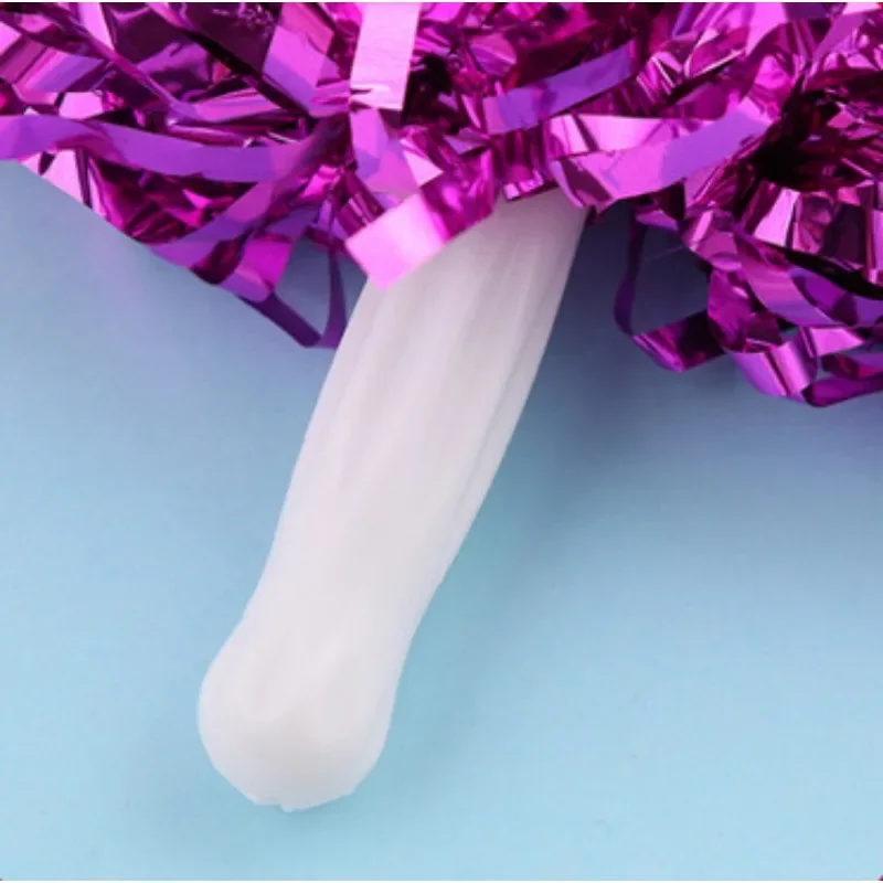 Huishoudelijke Feest Cheer Pom-Poms Baby Geslacht Onthullen Deco Baby Shower Bruiloft Verjaardag Decoratie Kleurrijk Handvat Vinger Type