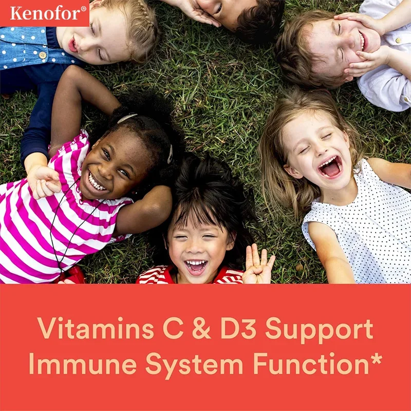 علكات الفيتامينات المتعددة للأطفال تعزز المناعة، تساعد على تحسين التركيز والذاكرة والتغذية وتحسين الهضم والطاقة #3