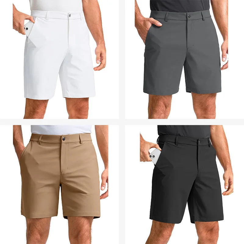 Men's Quick Dry Waterproof Fishing Shorts, Loose Comfortable Outdoor Shorts for Hiking, Camping, Mountaineering