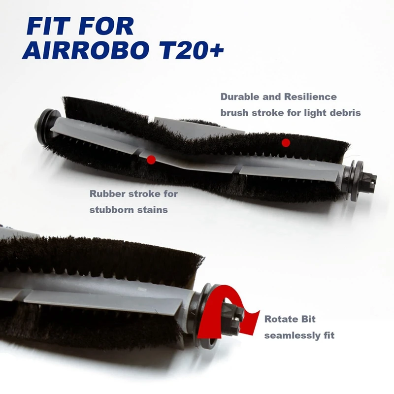 【Must-Haves】อุปกรณ์เสริมเครื่องดูดฝุ่นหุ่นยนต์ชุด 17 ชิ้นสําหรับ Airrobo T20+, แปรงหลัก, ตัวกรอง, แปรงด้านข้าง, ผ้าถูพื้น, ฝุ่น