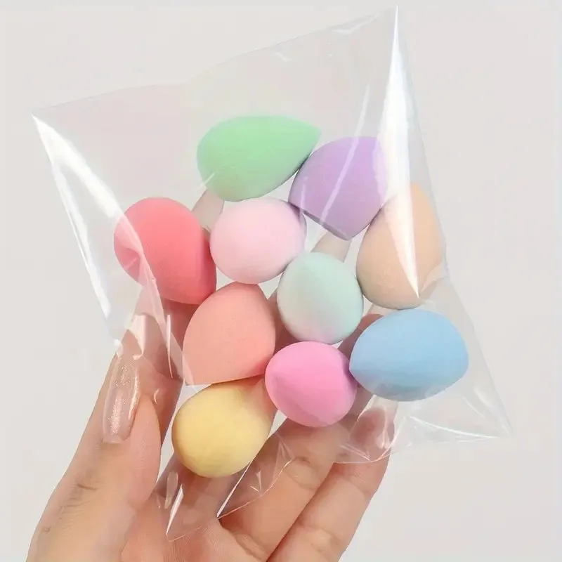 Set di mini spugne per trucco casuali da 10/15/20/50 pezzi - Colori e forme assortiti |   Frullatore multiuso per fondotinta in polvere e crema
