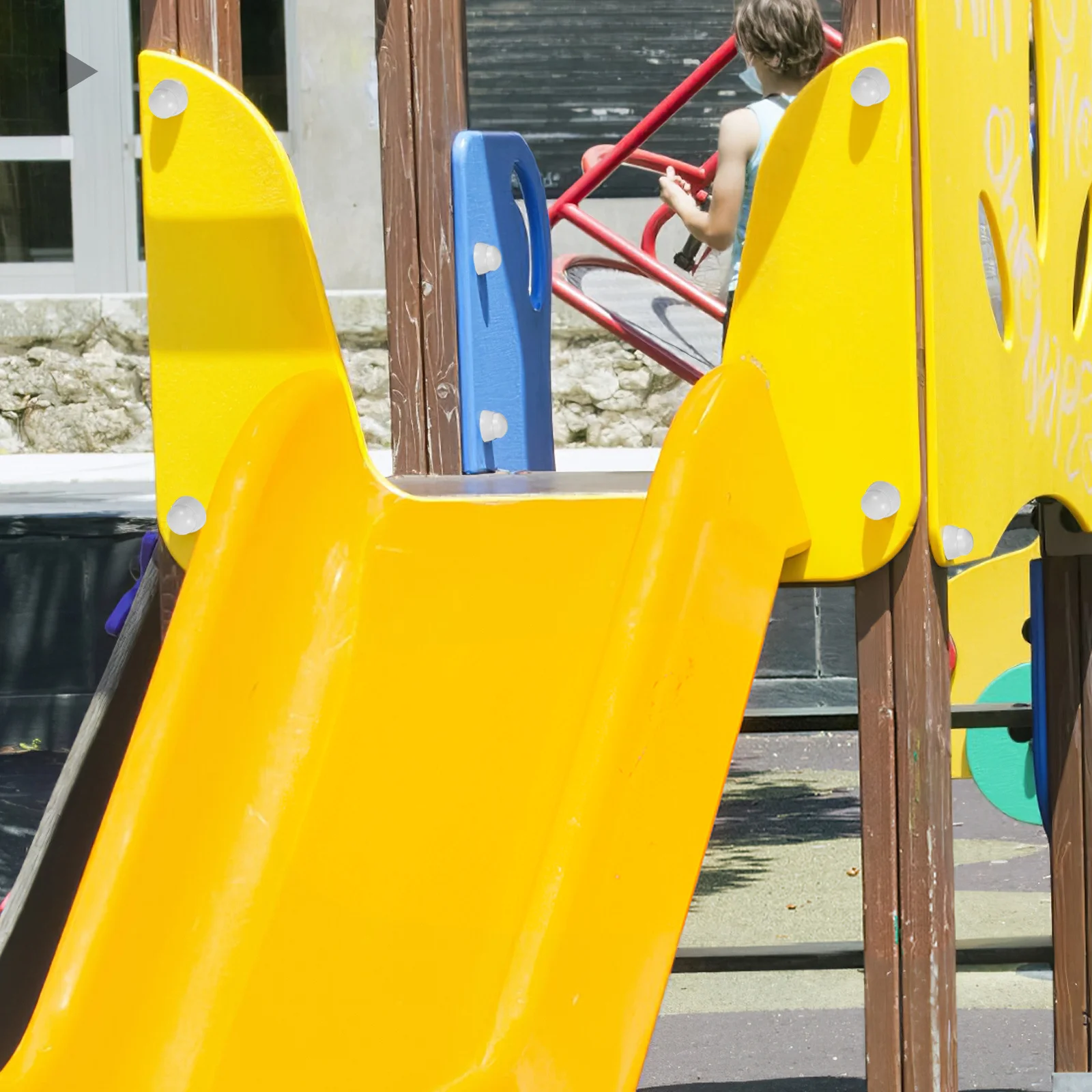 

10 шт., пластиковые колпачки для гаек для игровой площадки, защитные чехлы для болтов, защитные чехлы для детей, игровая конструкция, долговечность на открытом воздухе