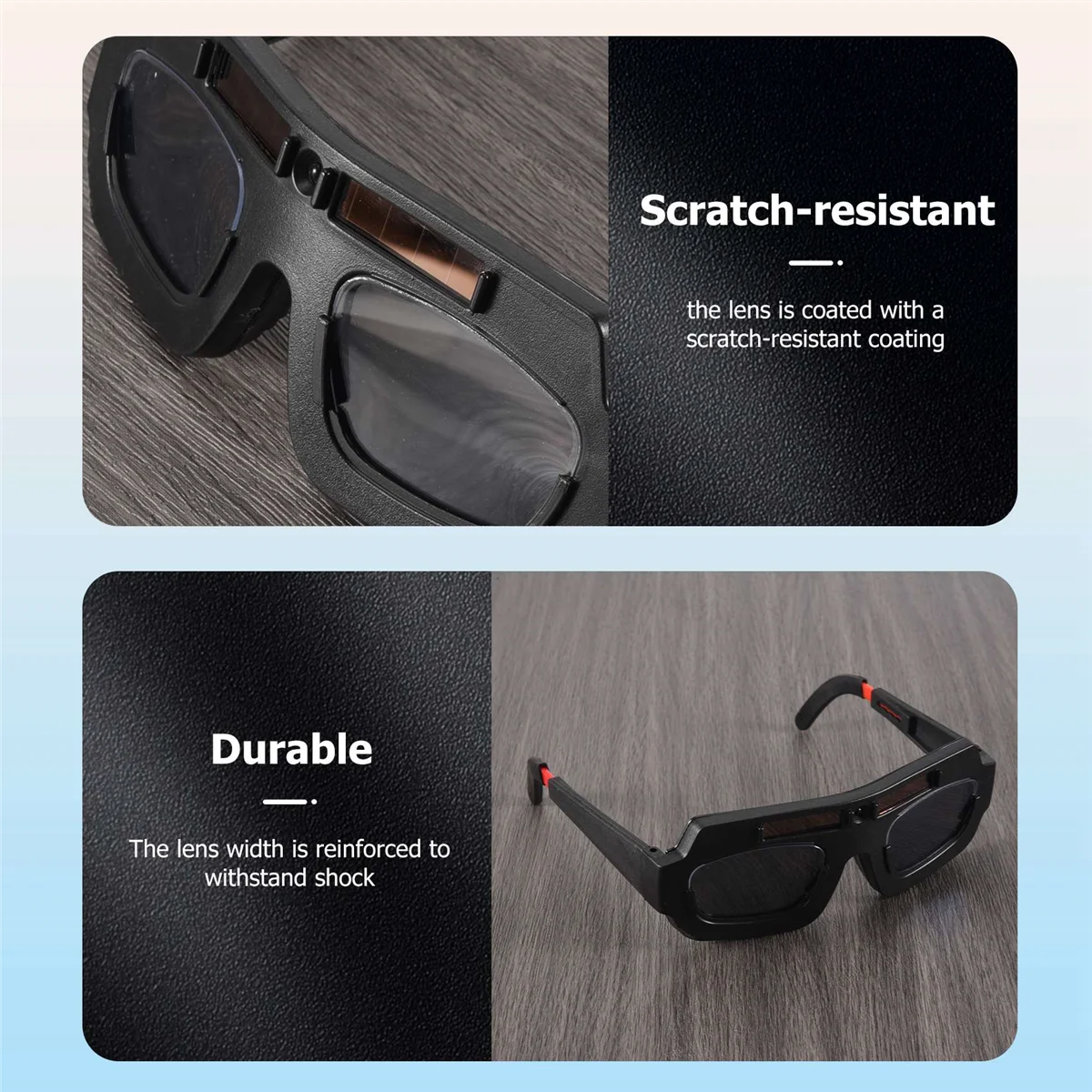 1pc Solar Powered Auto Darkening Welding Mask Helmet Goggles Welder Glasses Arc Anti-shock Lens For Eye Protection Vogue