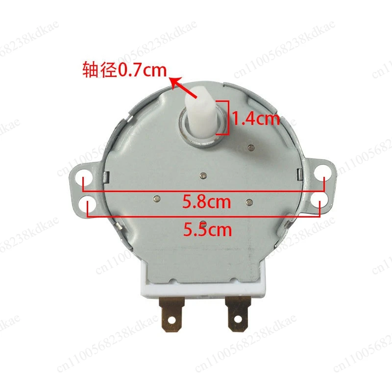 49TYZ-A2 Microwave Turntable Synchronous Motor 220V D Shaft