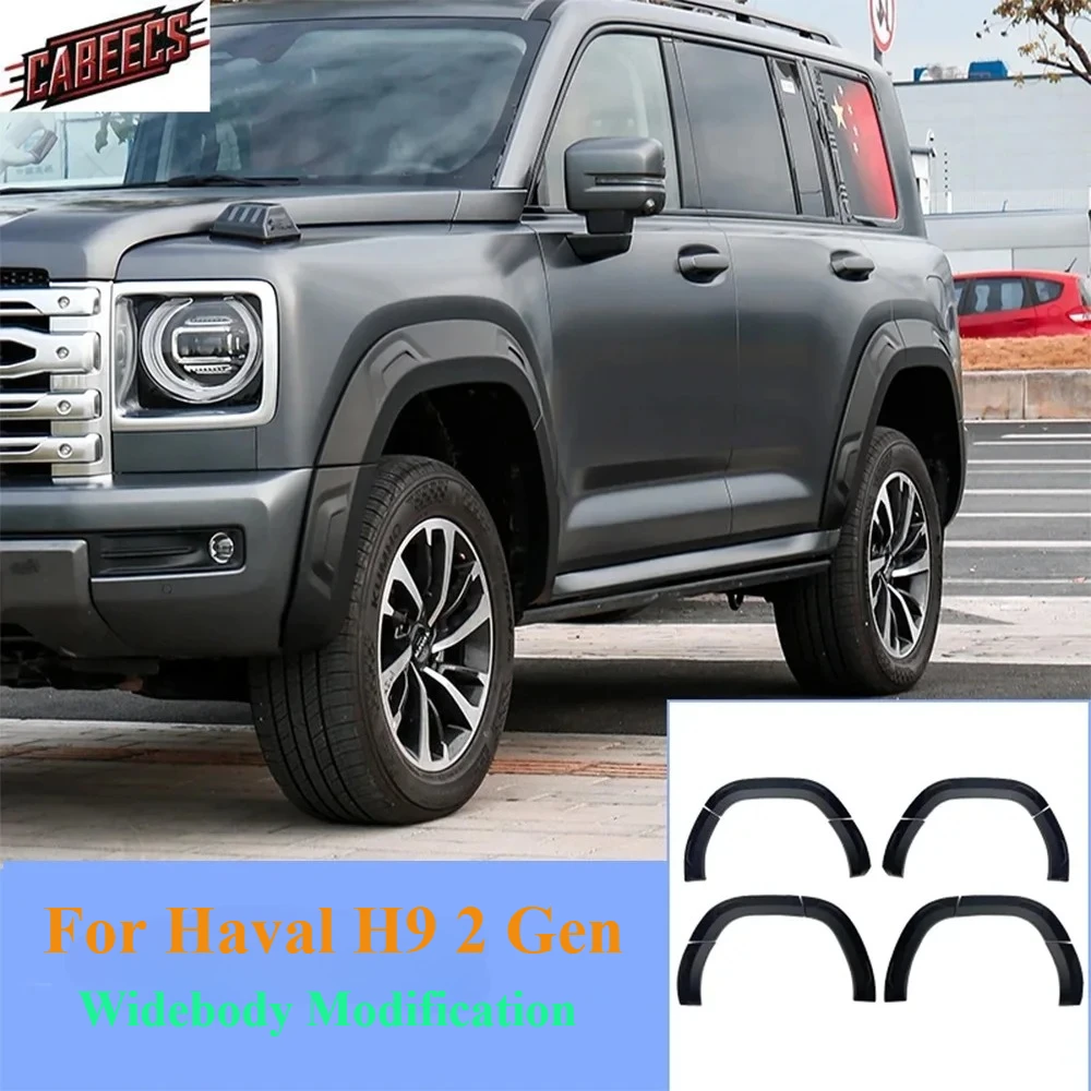 

For Great Wall 2nd Generation Haval H9 Wheel Eyebrow Wide-body Modified Anti-friction Thickened Wheel Eyebrow Sticker