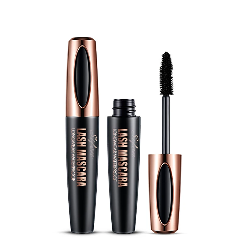 SIFEN Waterproof Mascara Black Long Lasting Curling Thick Lengthening Eyelash Extension Smudge-proof Eye Makeup Cosmetics
