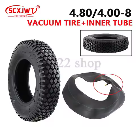 New thickened vacuum tire 4.80/4.00-8 for trailer lawn tractor truck snow blower ATV golf cart tire replacement parts