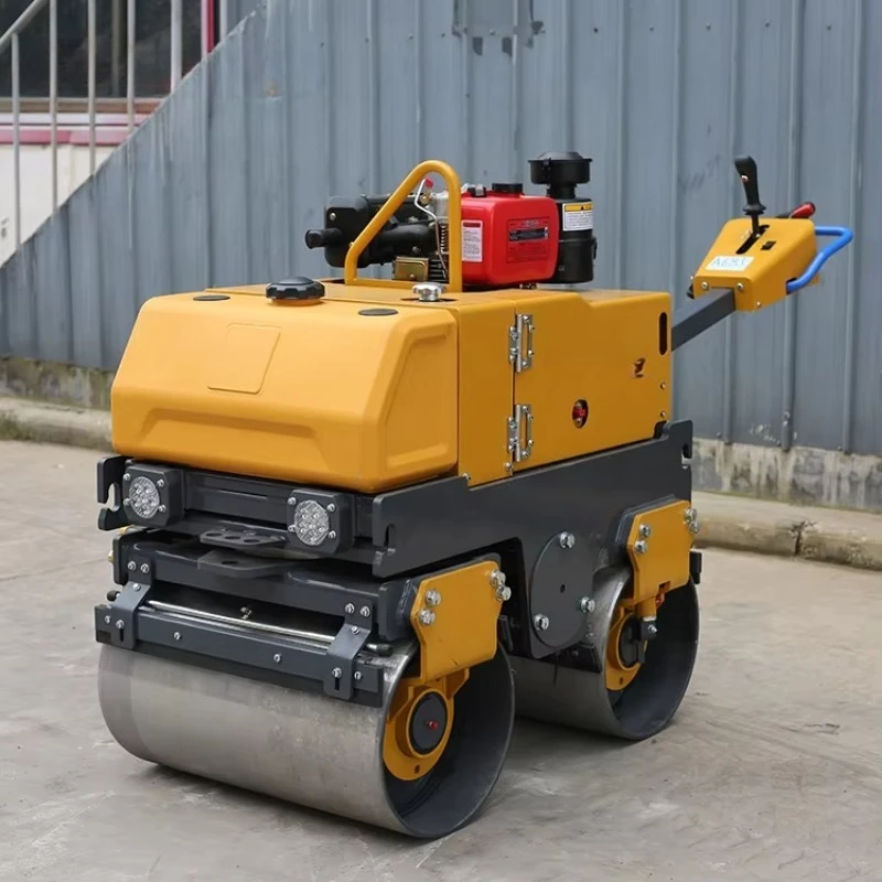 800kg Hand Roller Compactor Machine with Double Drum