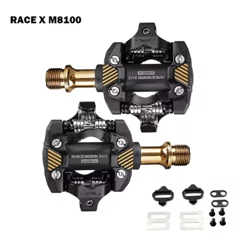 Imagen 2 del producto SPD X-M8100 MTB Pedal bicicleta autoblocante DU rodamiento piezas de bicicleta ultraligeras