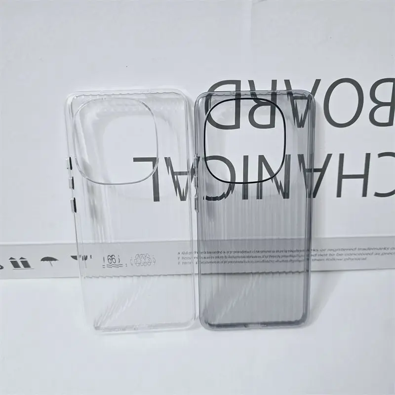 حافظة لهاتف VIVO IQOO Z10 Turbo Pro شفافة عالية مموجة بسيطة بفتحة كبيرة غطاء صلب لهاتف IQOO Z10 Turbo Plus Funda