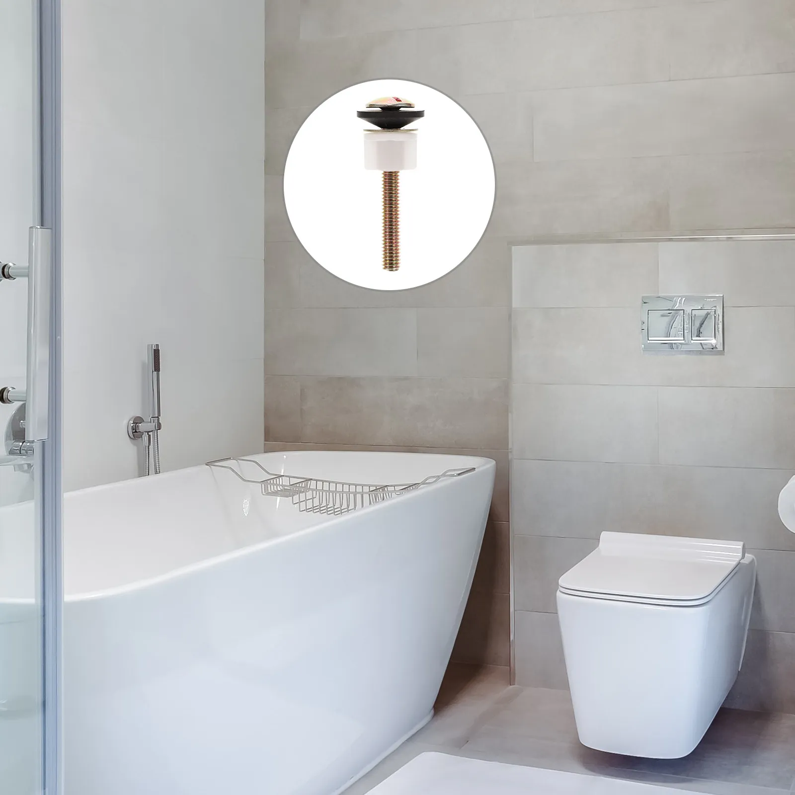 

2Sets Toilet Seat Bolts Screws Sturdy Iron Material Universal Toilet Seat Replacement Parts Installation Accessories