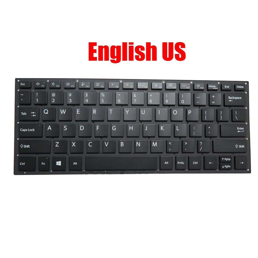 

Laptop Keyboard For Nexstgo For Primus NX301 English US Traditional Chinese TW With Backlit Black New