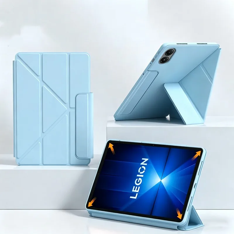 Funda Protectora Multifuncional con Soporte Plegable de TPU para Lenovo Legion Y700 Gen 5 TB323FU, para Lenovo Y700 2026 Y700 Gen5 de 8.8 Pulgadas