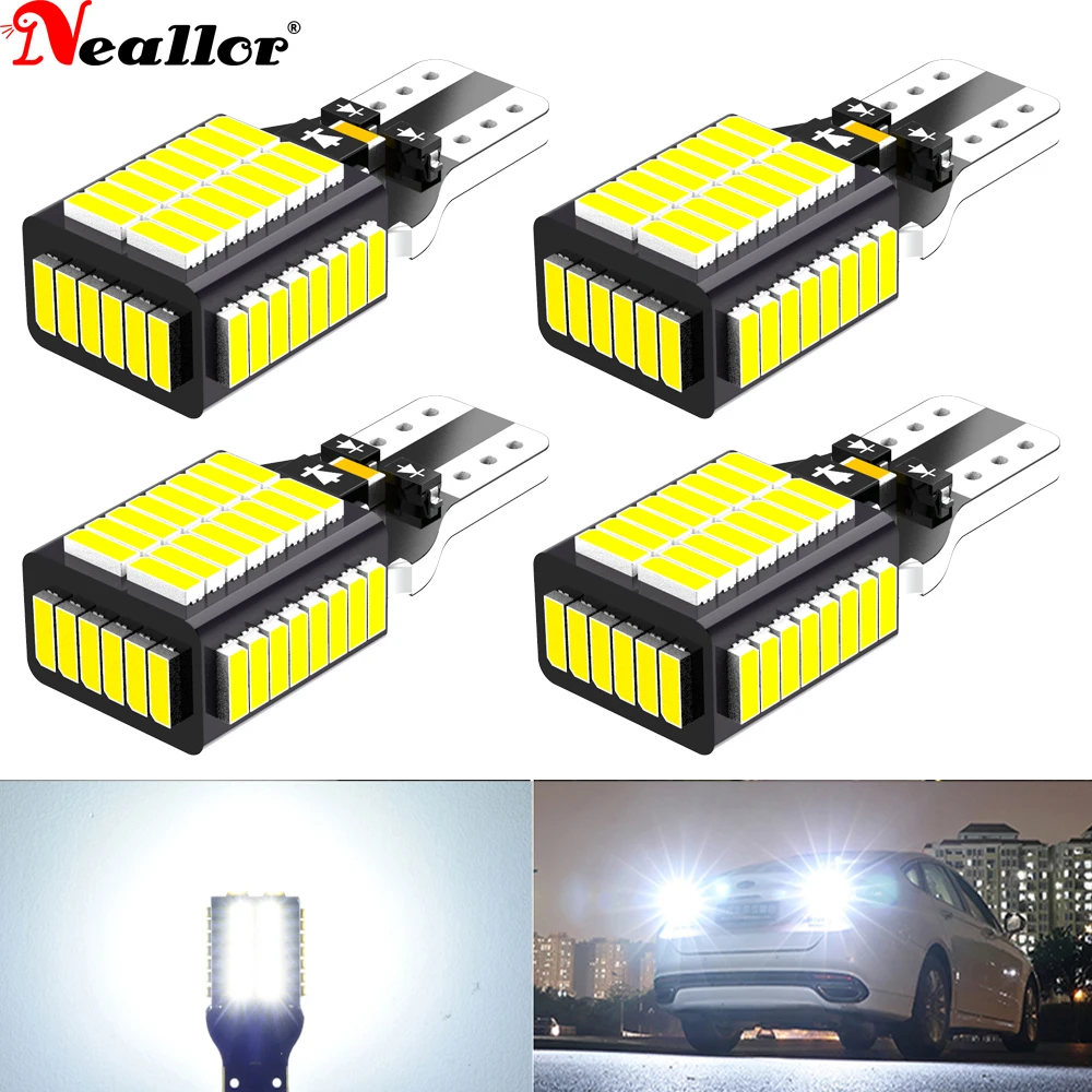 4Pcs Canbus No Error T15 W16W LED T16 912 921 Lamp Reverse Light for Mercedes Benz W220 W213 W176 ML CLK W201 W208 W123 W164 SLK