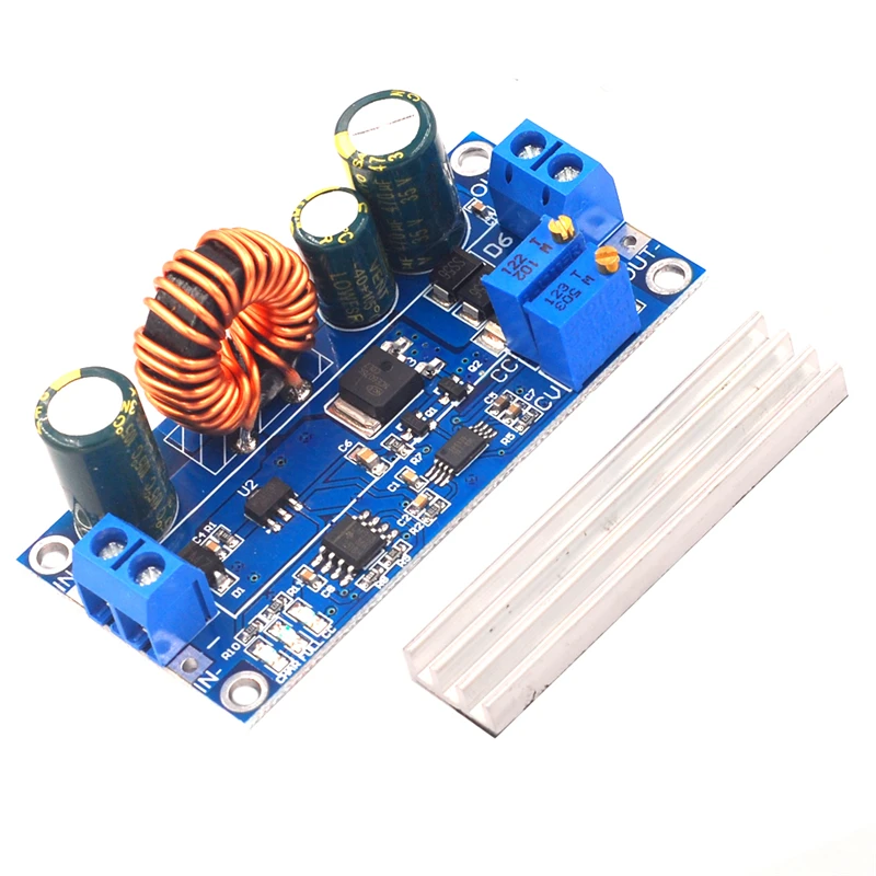 DC Voltage Boost Buck Converter, Carregador Solar de Carregamento, ajustável Step-Up, Down Módulo de Energia Automática, 4.8-30V